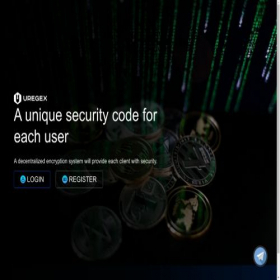 Скриншот главной страницы сайта uregex.com
