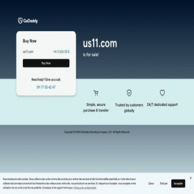 Скриншот главной страницы сайта us11.com