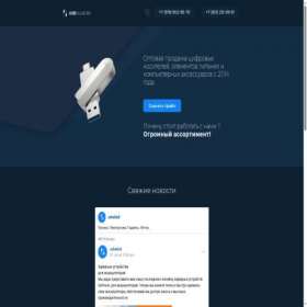 Скриншот главной страницы сайта usbsklad.ru