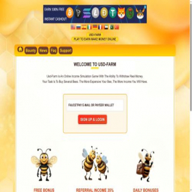 Скриншот главной страницы сайта usd-farm.com