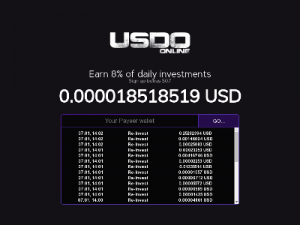 Скриншот главной страницы сайта usdo.online
