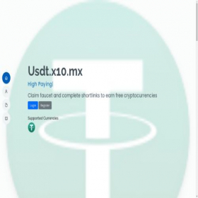 Скриншот главной страницы сайта usdt.x10.mx