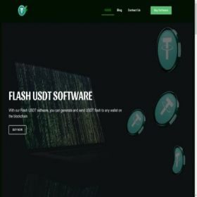Скриншот главной страницы сайта usdtflashersoftware.com
