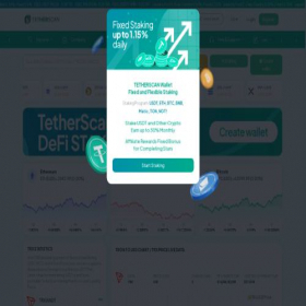 Скриншот главной страницы сайта usdtscan.com