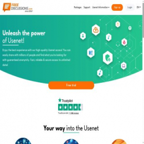 Скриншот главной страницы сайта usenet.nl