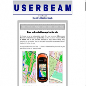 Скриншот главной страницы сайта userbeam.de