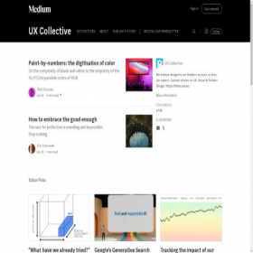 Скриншот главной страницы сайта uxdesign.cc