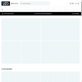 Скриншот главной страницы сайта uzo.com