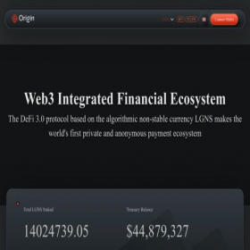Скриншот главной страницы сайта v1.origindefi.io