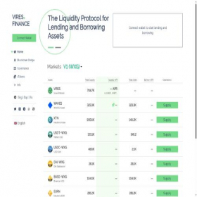 Скриншот главной страницы сайта v1.vires.finance