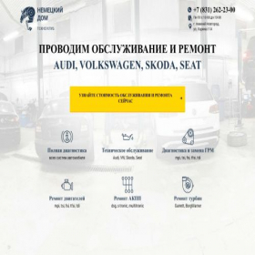 Скриншот главной страницы сайта vagnn.ru