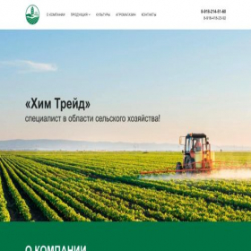Скриншот главной страницы сайта valagro.site