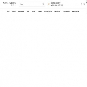 Скриншот главной страницы сайта vanyafashion.eu