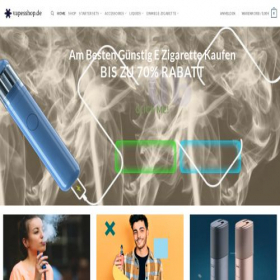 Скриншот главной страницы сайта vapesshop.de