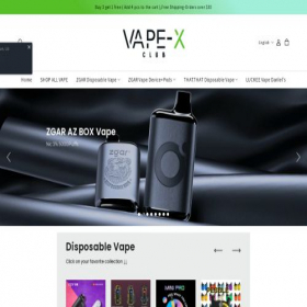 Скриншот главной страницы сайта vapexclub.com