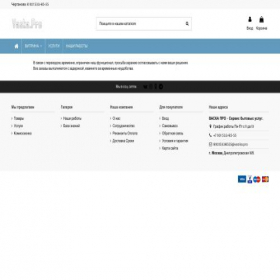 Скриншот главной страницы сайта vaska.pro