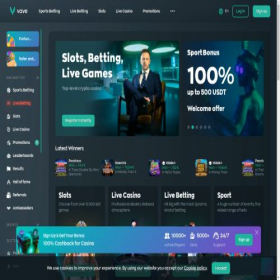 Скриншот главной страницы сайта vave6.com