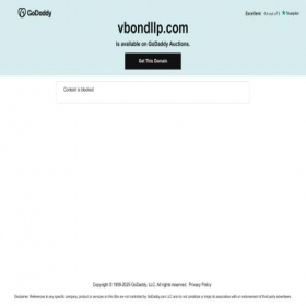 Скриншот главной страницы сайта vbondllp.com