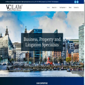 Скриншот главной страницы сайта vclaw.co.uk