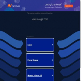 Скриншот главной страницы сайта vdelux-legal.com