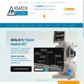 Скриншот главной страницы сайта veatchinstruments.com