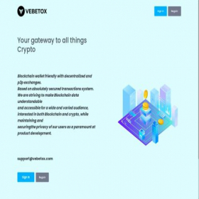 Скриншот главной страницы сайта vebetox.com