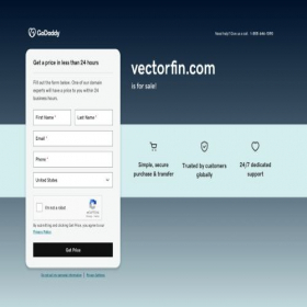 Скриншот главной страницы сайта vectorfin.com