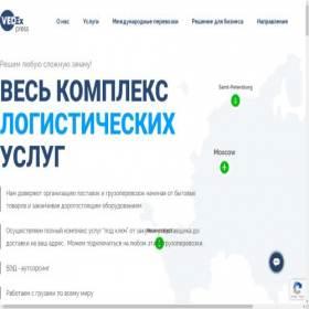 Скриншот главной страницы сайта vedexpress.com