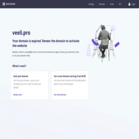 Скриншот главной страницы сайта veeli.pro