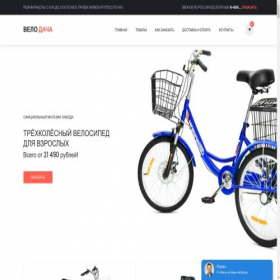 Скриншот главной страницы сайта velo-champion.ru