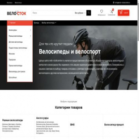 Скриншот главной страницы сайта velomoto63.ru