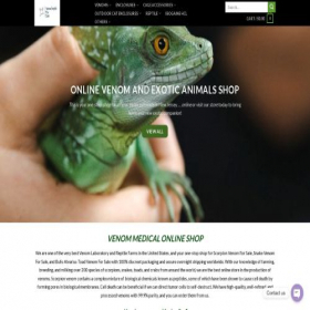 Скриншот главной страницы сайта venomforsale.site
