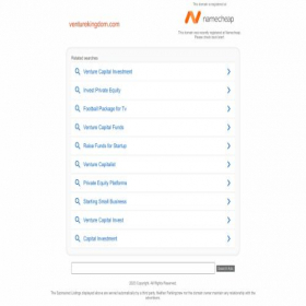 Скриншот главной страницы сайта venturekingdom.com