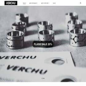 Скриншот главной страницы сайта verchu.site