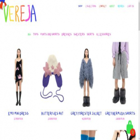 Скриншот главной страницы сайта vereja.com