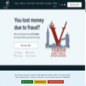 Скриншот главной страницы сайта verida-afi.com