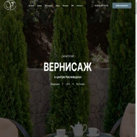 Скриншот главной страницы сайта vernissage26.ru