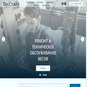 Скриншот главной страницы сайта vesstyle.ru