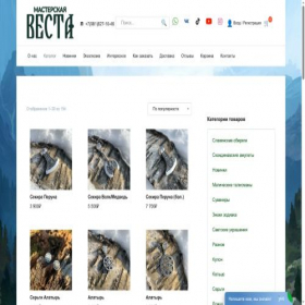 Скриншот главной страницы сайта vesta-peterburg.ru