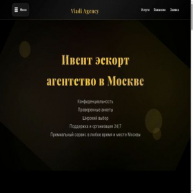 Скриншот главной страницы сайта viadi.ru