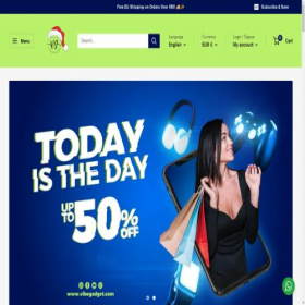 Скриншот главной страницы сайта vibegadget.com