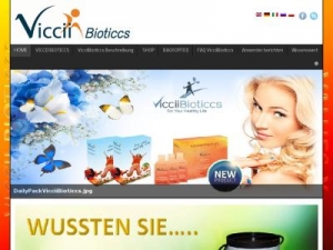 Скриншот главной страницы сайта vicciibioticcs.com