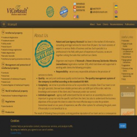 Скриншот главной страницы сайта viconsult.com.ua