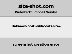 Скриншот главной страницы сайта videocats.site