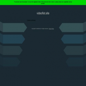 Скриншот главной страницы сайта videofist.site