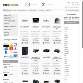 Скриншот главной страницы сайта videosystems.ru