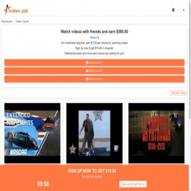 Скриншот главной страницы сайта videoydjob.click