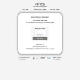 Скриншот главной страницы сайта vievstor.site