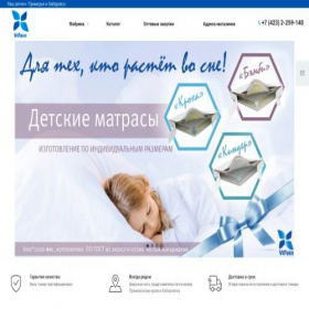 Скриншот главной страницы сайта vifein.ru