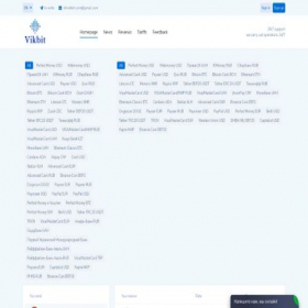 Скриншот главной страницы сайта vikbit.com